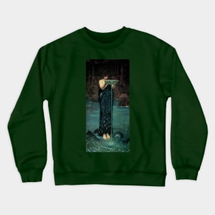 Circe Invidiosa by John William Waterhouse Crewneck Sweatshirt